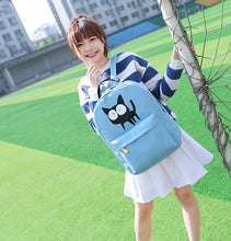 Famous Backpack Backpacks for Teenage Girls School Bags Mochila Feminina Cat Printing Backpack 1566 CF