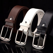 Famous Belt Men Luxury Faux Leather Men's Belts for Men Metal Automatic Buckle Waist Strap CF