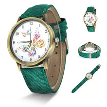 Famous Relogio Women Watches Anlog Quartz Watch Luxury Butterfly pattern Dress Wristwatches Reloj Hombre Clock CF