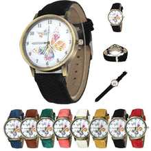 Famous Relogio Women Watches Anlog Quartz Watch Luxury Butterfly pattern Dress Wristwatches Reloj Hombre Clock CF