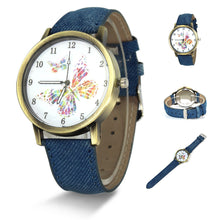 Famous Relogio Women Watches Anlog Quartz Watch Luxury Butterfly pattern Dress Wristwatches Reloj Hombre Clock CF