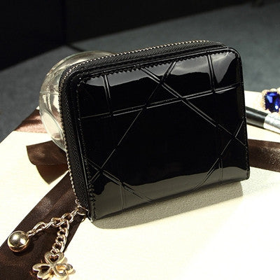 Famous Women's Purse Leather Fold Design Business Wallet Multifunction ID Credit Card Holder Purse CF