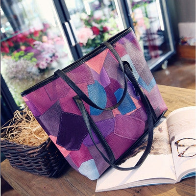 Famous s Large Capacity shoulder bag bolsos tote Women Handbag Print Tassel Bag Leather Messenger Bag Bolsa Feminina CF