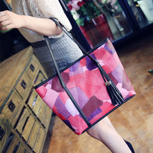 Famous s Large Capacity shoulder bag bolsos tote Women Handbag Print Tassel Bag Leather Messenger Bag Bolsa Feminina CF