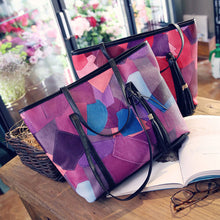 Famous s Large Capacity shoulder bag bolsos tote Women Handbag Print Tassel Bag Leather Messenger Bag Bolsa Feminina CF