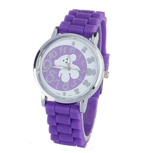 Cartoon Kids Watches Children Boys Students Panda Silicone Jelly Quartz Analog Wrist Watch Relogio Gift CF