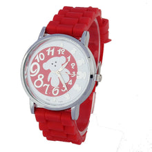 Cartoon Kids Watches Children Boys Students Panda Silicone Jelly Quartz Analog Wrist Watch Relogio Gift CF