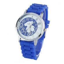 Cartoon Kids Watches Children Boys Students Panda Silicone Jelly Quartz Analog Wrist Watch Relogio Gift CF