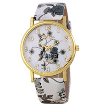 Geneva Women Dress Watches PU Leather Band Elegant Clock Quartz Analog Wrist Watch Relogio Montre CF