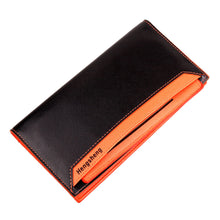 Men PU Leather Long Design Wallets Fold Purse ID Card Credit Cards Holder Coin Purses Man Wallets Pouch CF