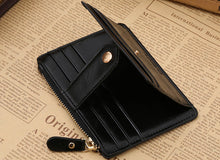 Mini wallets small purse leather wallet women's purses clutch women Money Clip Wallet Bolsa Feminino CF
