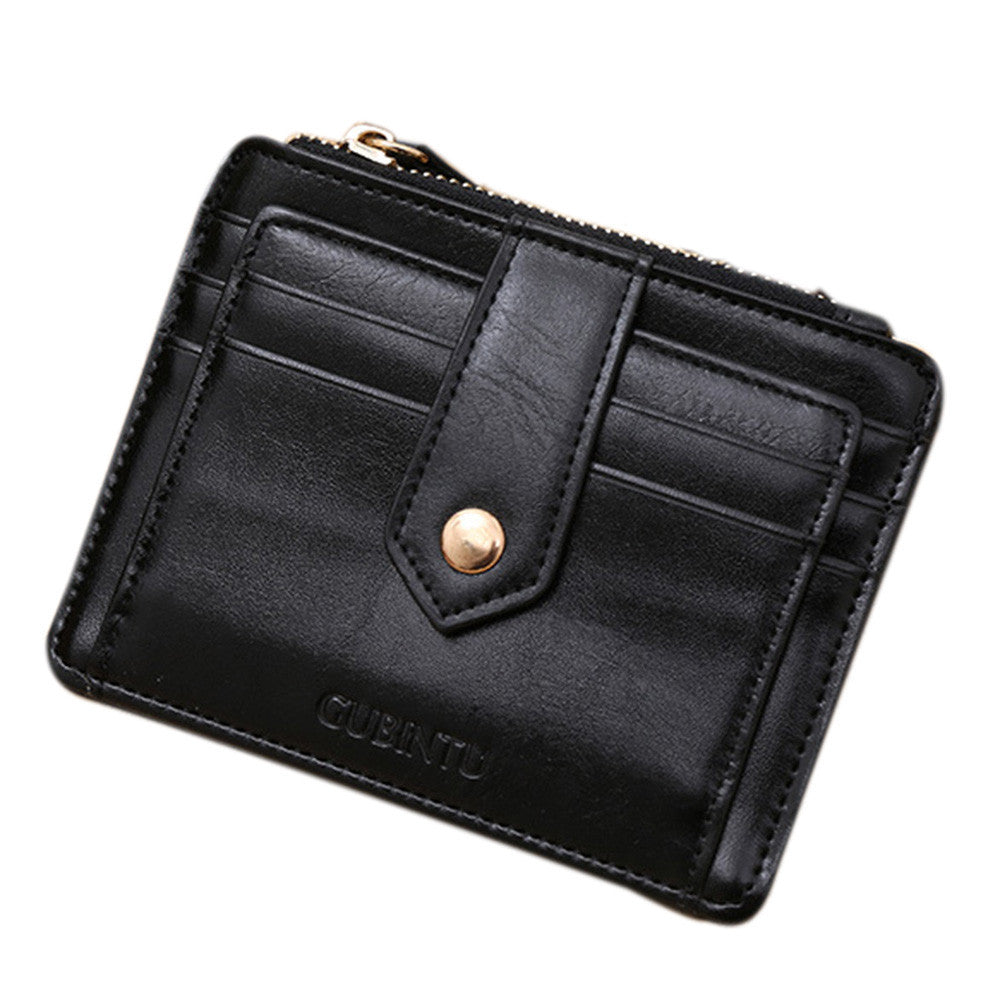 Mini wallets small purse leather wallet women's purses clutch women Money Clip Wallet Bolsa Feminino CF