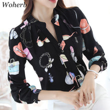 Fashion Woman Tops Shirt  Causal Stand Collar Blouses Long Sleeves Shirts Loose Female Office Work Wear Tops Shirt 33059 SM6