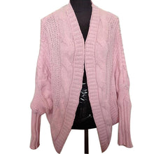 Female Fashion Thick Cardigans Batwing Sleeve Sweater Plus Size knitted Top 70115 SM6