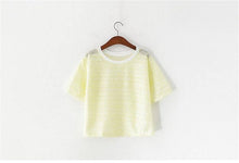 Female Short Shirt  Summer O-neck Shirt Sexy Clothes Fashion Woman Chiffon Shirt 33068 SM6
