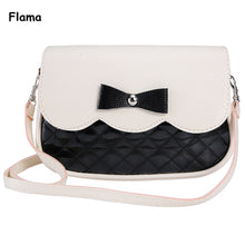 Flama Famous Women Handbags Bowknot Crossbody Bag PU Leather Shoulder Bag Bolsos Bolsa Feminina CF