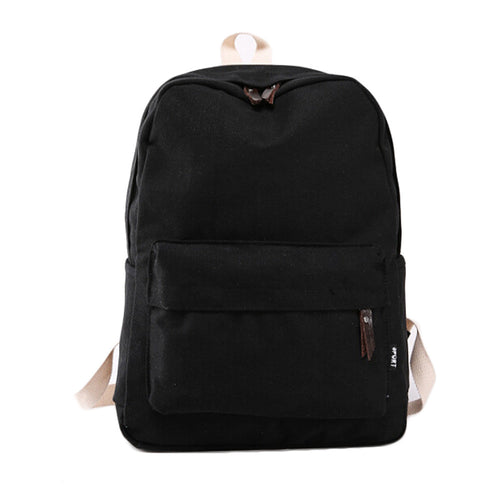 Flama Girl Simple Women Backpacks Traveling Pratical School Bags Unique Canvas Backpack Preppy Style Mochila CF