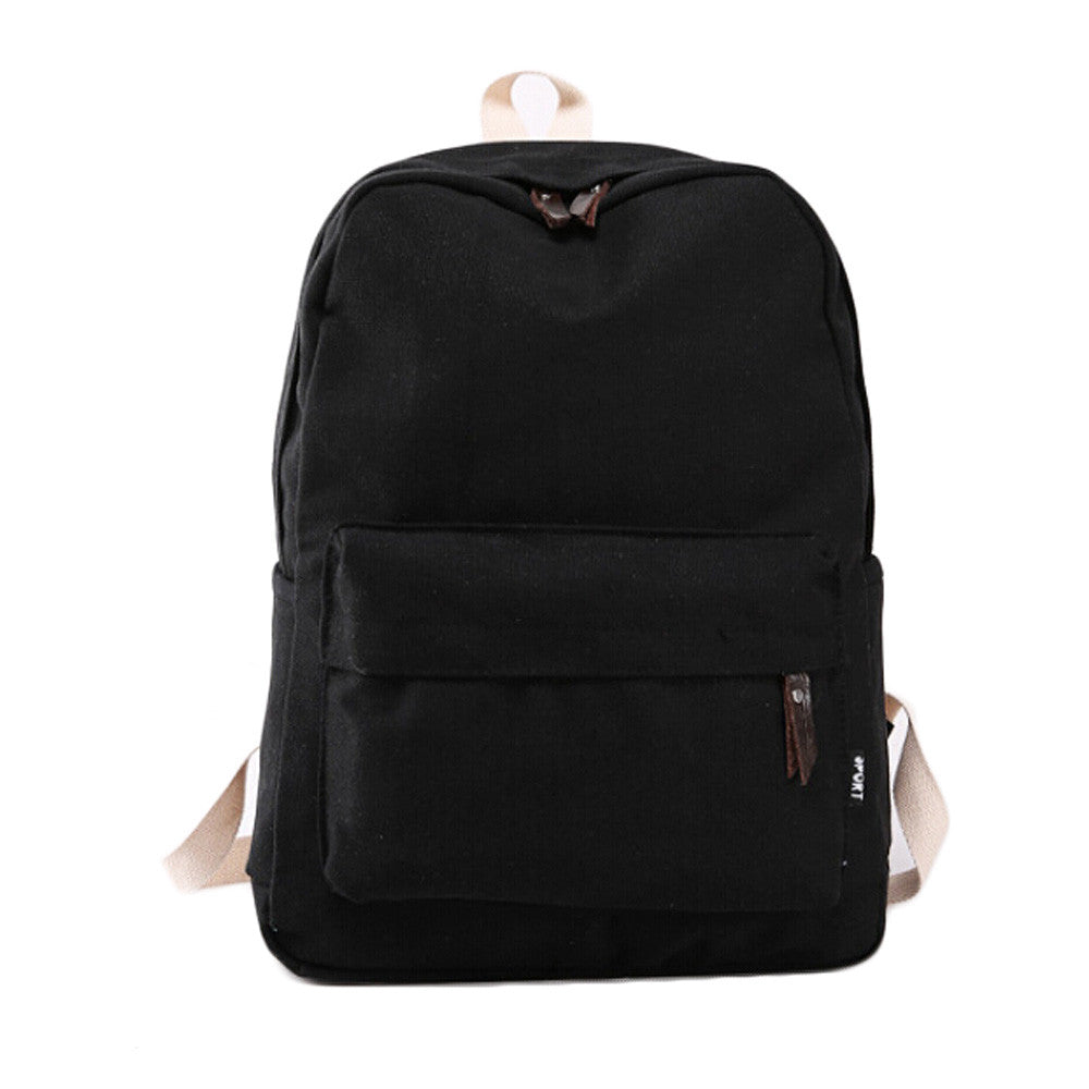 Flama Girl Simple Women Backpacks Traveling Pratical School Bags Unique Canvas Backpack Preppy Style Mochila CF