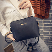 Flama Women Shell Bags Shoulder Crossbody Faux Leather Purse Messenger Satchel Black Bag Bolsos Femenina CF