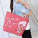 Flama Bags Handbags Women Cute Printing Casual Canvas Shoulder Bag Bolsos Femenina CF
