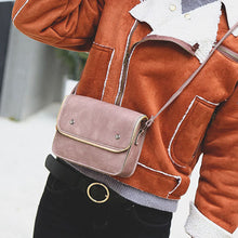 Flama Crossbody Bags Women Vintage Zipper PU Leather Handbag Messenger Saddle Shoulder Bag Bolsos Femenina CF