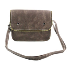 Flama Crossbody Bags Women Vintage Zipper PU Leather Handbag Messenger Saddle Shoulder Bag Bolsos Femenina CF
