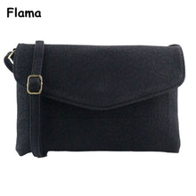 Flama Women Messenger Bags Vintage PU Leather Envelope Handbag Saddle Shoulder Bag Bolsos Femenina CF