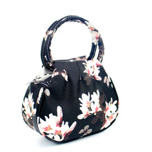 Flama vintage print shoulder bag small crossbody bags flower design handbag purse totes black white pink CF