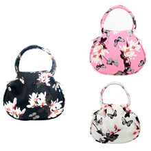 Flama vintage print shoulder bag small crossbody bags flower design handbag purse totes black white pink CF