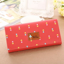 Floral Envelope Design Wallets Women's Purse Long Wallet Clutch Zipper Purses Carteira Feminia Gift CF