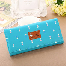Floral Envelope Design Wallets Women's Purse Long Wallet Clutch Zipper Purses Carteira Feminia Gift CF