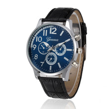 Geneva Mechanical Quartz Watch Top Luxury Retro Design PU Leather Band Military Army Relogio Masculino CF