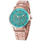 Geneva Mechanical Watch Women Relogio Feminino Rhinestone Stainless Steel Band Quartz Dress Clock Gift CF
