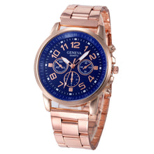 Geneva Mechanical Watch Women Relogio Feminino Rhinestone Stainless Steel Band Quartz Dress Clock Gift CF