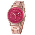 Geneva Mechanical Watch Women Relogio Feminino Rhinestone Stainless Steel Band Quartz Dress Clock Gift CF