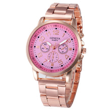 Geneva Mechanical Watch Women Relogio Feminino Rhinestone Stainless Steel Band Quartz Dress Clock Gift CF