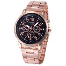 Geneva Mechanical Watch Women Relogio Feminino Rhinestone Stainless Steel Band Quartz Dress Clock Gift CF