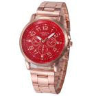 Geneva Mechanical Watch Women Relogio Feminino Rhinestone Stainless Steel Band Quartz Dress Clock Gift CF