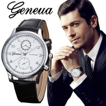 Geneva Quartz Watch Men Top Luxury Retro Design Relogio Masculino PU Leather Band Military Army Clock CF
