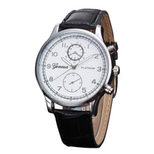 Geneva Quartz Watch Men Top Luxury Retro Design Relogio Masculino PU Leather Band Military Army Clock CF