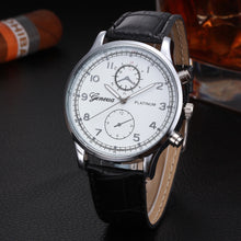 Geneva Quartz Watch Men Top Luxury Retro Design Relogio Masculino PU Leather Band Military Army Clock CF