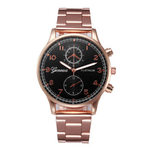 Geneva Quartz Watch Relogio Masculino Top Luxury Military Army Stainless Steel Strap Analog Business Clock CF