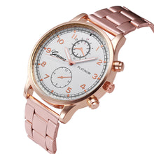Geneva Quartz Watch Relogio Masculino Top Luxury Military Army Stainless Steel Strap Analog Business Clock CF