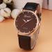Geneva Quartz Watch Rhinestone Crystal Dress Clock Retro Design PU Leather Band Analog Relogio Feminino CF