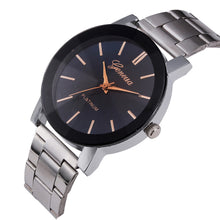 Geneva Quartz Watch Women Stainless Steel Strap Analog Relogio Feminino Dress Clock Gift CF