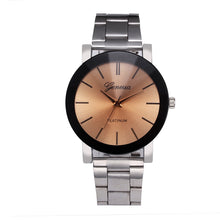 Geneva Quartz Watch Women Stainless Steel Strap Analog Relogio Feminino Dress Clock Gift CF