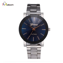 Geneva Quartz Watch Women Stainless Steel Strap Analog Relogio Feminino Dress Clock Gift CF