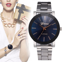 Geneva Quartz Watch Women Stainless Steel Strap Analog Relogio Feminino Dress Clock Gift CF