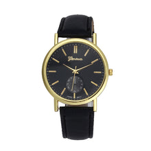 Geneva Watch Casual Quartz watches wristwatches Roman Numerals Faux Leather Relojs Dropship Mechanical Clock CF