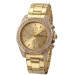 Geneva Watch Gold Silver Women Rhinestone Crystal Stainless Steel Band Quartz Dress Clock Relogio Feminino CF